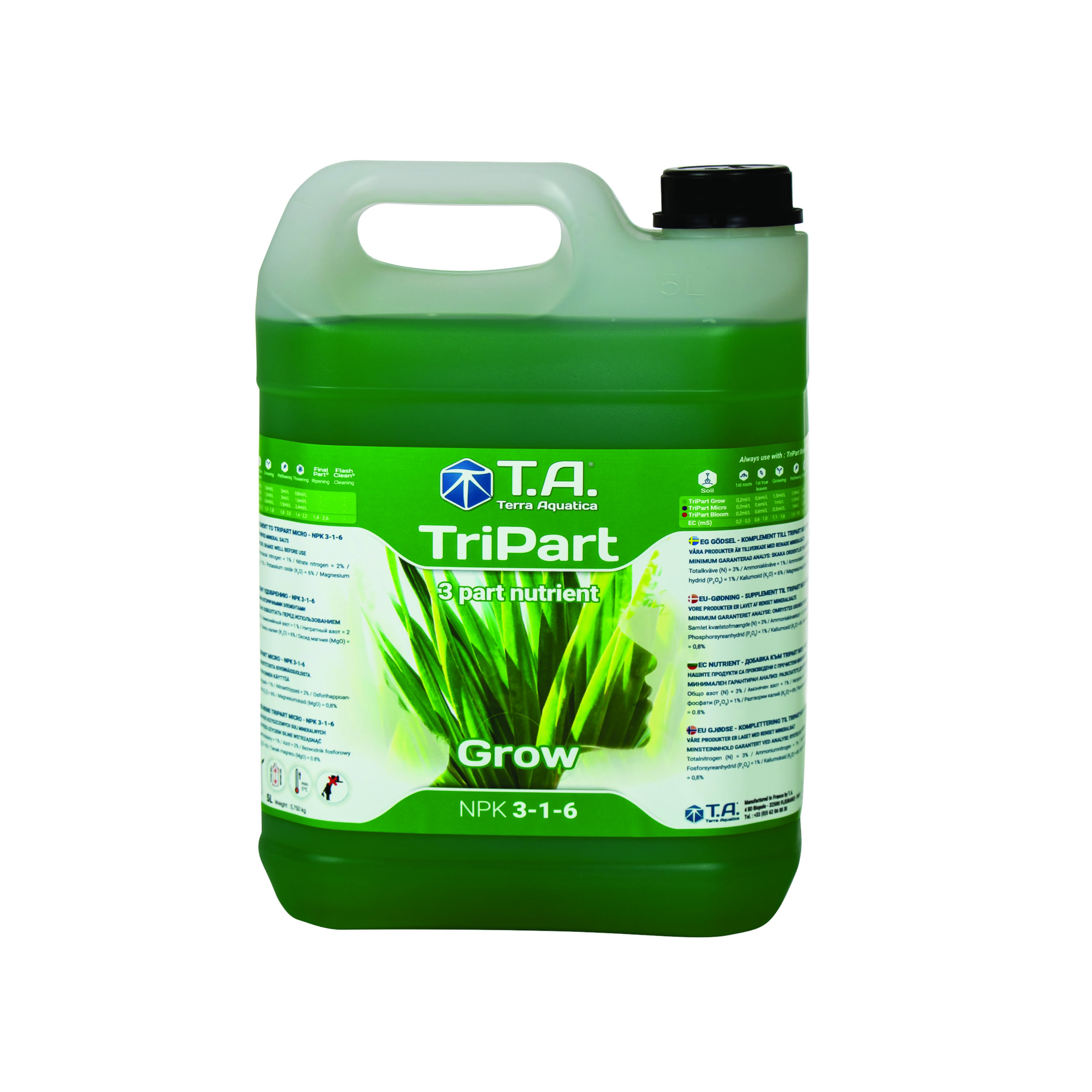 Terra Aquatica TriPart Grow 5 Liter
